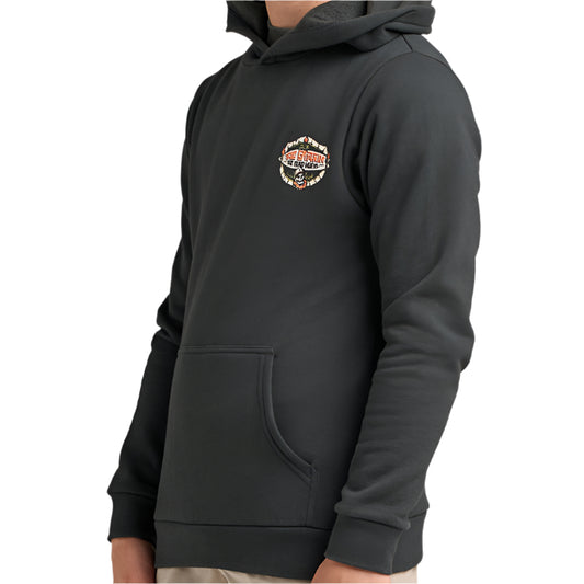 THE MAD HUEYS The Tiki Captain Youth Hoodie - Vintage Black