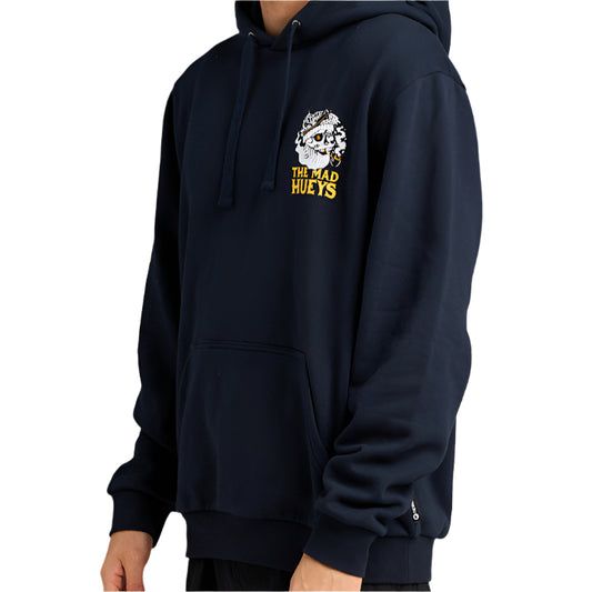 THE MAD HUEYS Ship For Brains Mens Hoodie - Navy