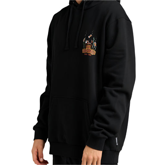THE MAD HUEYS Sinkin Tins Mens Hoodie - Black