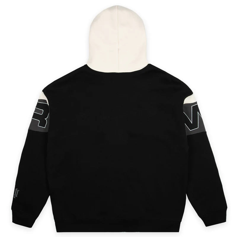 WNDRR Primer Mens Panel Hoodie - White/Black