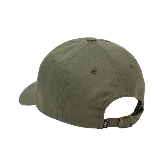 HUF Set 6 Pannel Canvas Strapback Cap - Avocado
