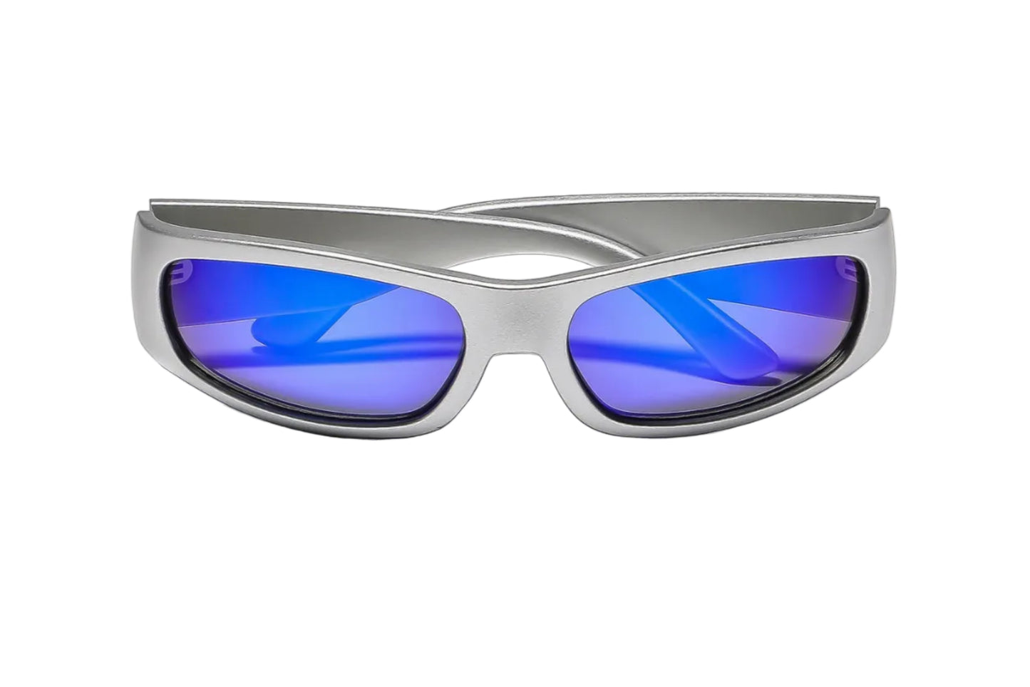 RITUAL VISION Parasite Polarised Sunglasses - Matte Chrome/Blue Reflective