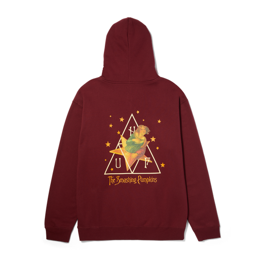 HUF Infinite Star Girl Mens Hoodie - Deep Wine