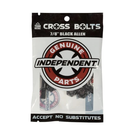 INDEPENDENT Genuine Parts Allen 7/8 Inch Hardware - Black