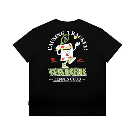 WNDRR Ace Box Fit Mens Tee - Black