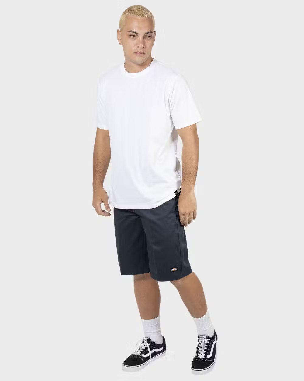 DICKIES 131 Slim Straight Fit Shorts - Dark Navy - VENUE.