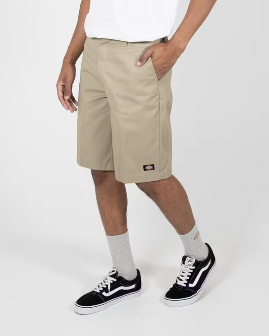 DICKIES 131 Slim Straight Fit Shorts - Khaki - VENUE.