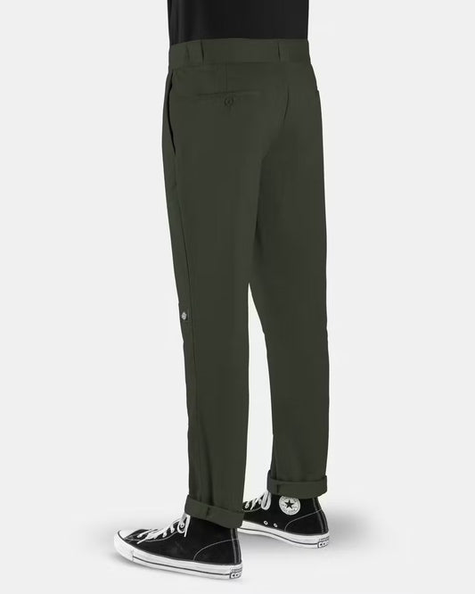 DICKIES 918 Slim Fit Double Knee Pants - Army Green - VENUE.