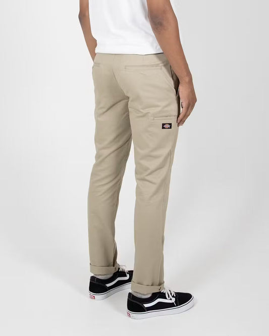 DICKIES 918 Slim Fit Double Knee Pants - Desert Sand - VENUE.