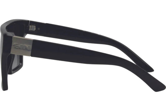 SIN Loose Cannon Polarised Sunglasses - Shiny Black/Smoke