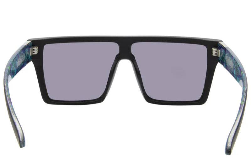 SIN Loose Cannon Polarised Sunglasses - Matte Black/Green Flash
