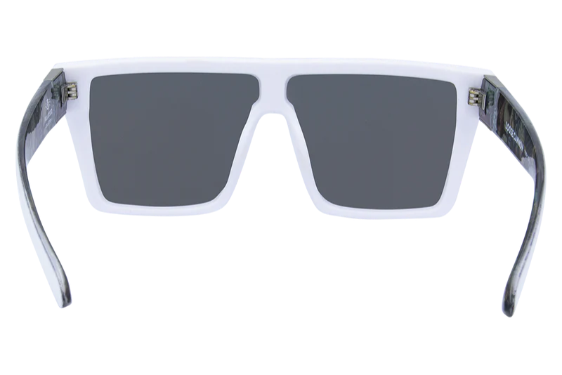 SIN Loose Cannon Polarised Sunglasses - White/Blue Flash