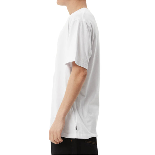 AFENDS Ember Recycled Retro Fit Mens Tee - White