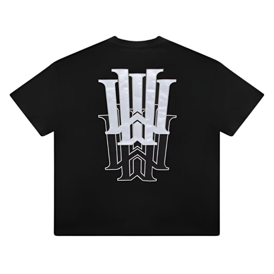 WNDRR Faded French Terry Mens Tee - Faded Black