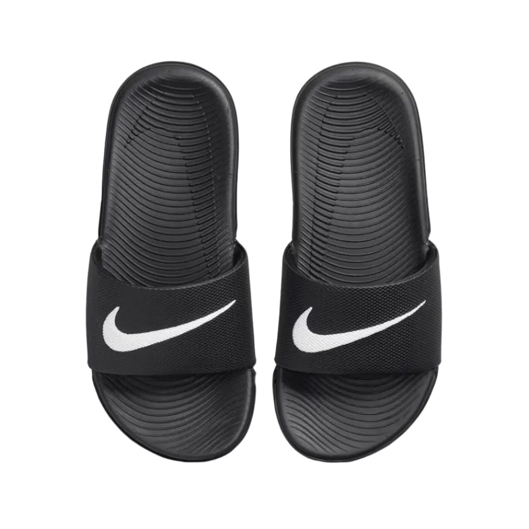 NIKE Kawa Youth Slide - Black/White