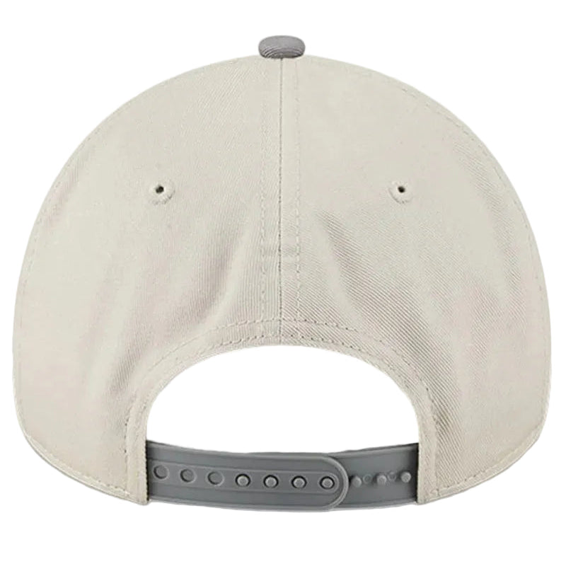 NEW ERA Chicago Bulls Stone Storm Two Tone 9FORTY A-Frame Snapback Cap - Stone/Storm Grey