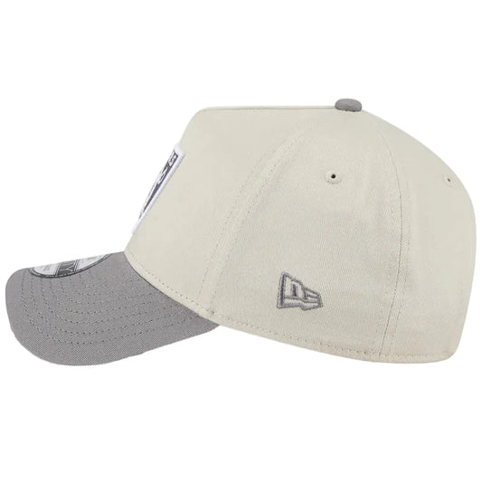 NEW ERA Las Vegas Raiders Stone Storm Two Tone 9FORTY A-Frame Snapback Cap - Stone/Storm Grey
