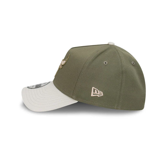 NEW ERA Chicago Bulls 39THIRTY A-Frame Stretch Fit Cap - Vintage Olive