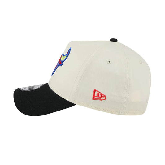NEW ERA Chicago Bulls Thermo Two Tone 9FORTY A-Frame Snapback Cap - Chrome White/Black