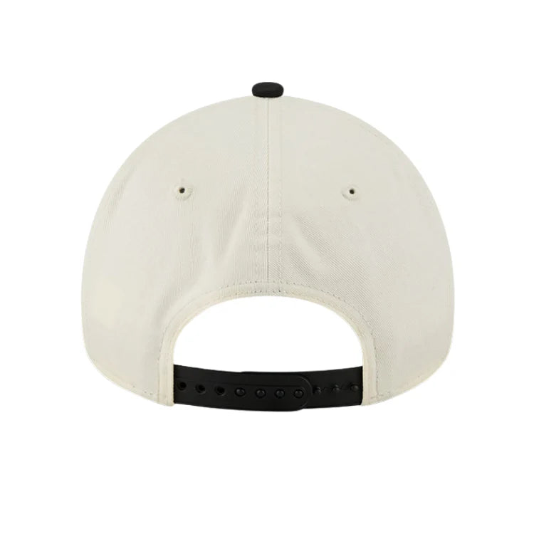 NEW ERA Chicago Bulls Thermo Two Tone 9FORTY A-Frame Snapback Cap - Chrome White/Black