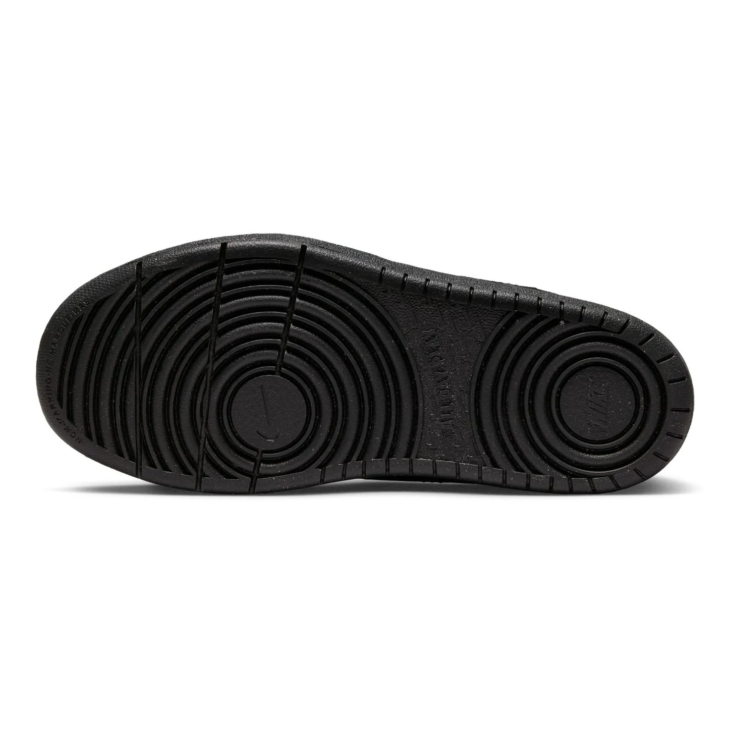 NIKE Court Borough Recraft Youth Low Shoe - Black/Black/Black