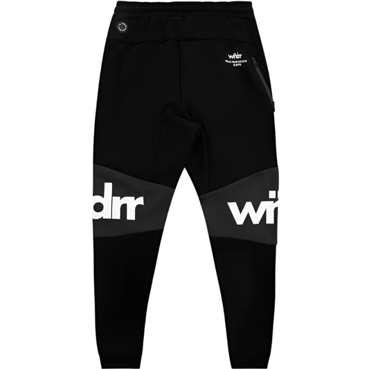 WNDRR Fusion Mens Tech Trackpant - Black