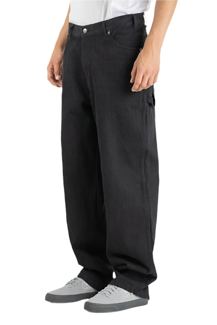 DICKIES 1939 Relaxed Fit Straight Leg Carpenter Mens Pant - Rinsed Black