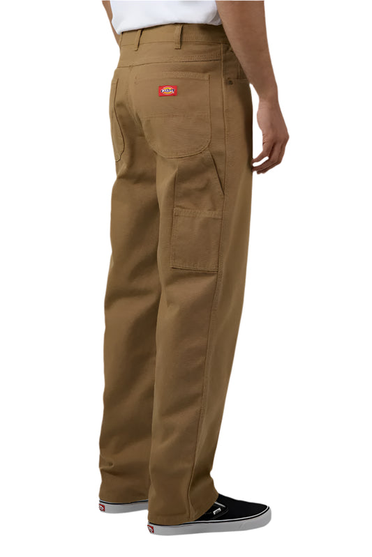 DICKIES 1939 Relaxed Fit Carpenter Denim Jeans - Rinsed Brown Duck