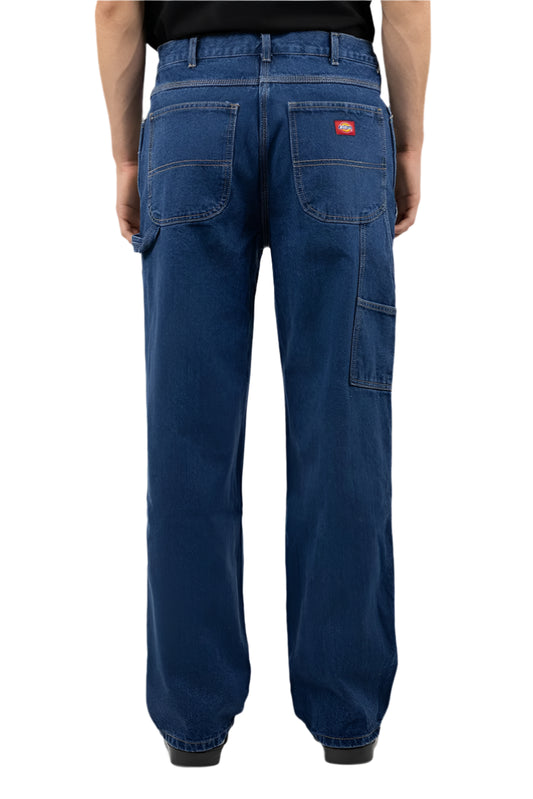 DICKIES 1993 Relaxed Fit Carpenter Denim Jeans - Stone Wash Indigo