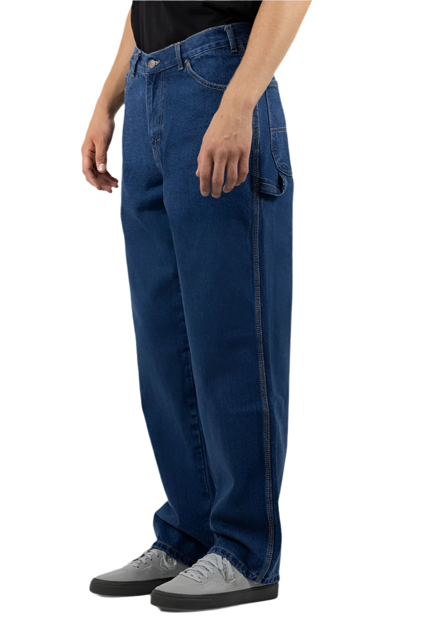 DICKIES 1993 Relaxed Fit Carpenter Denim Jeans - Stone Wash Indigo