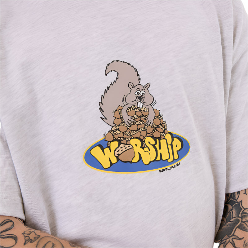 WORSHIP Goingnuts Mens Tee - Snow Marle