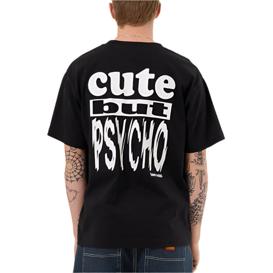 WORSHIP Cute But Psycho Mens Tee - Black