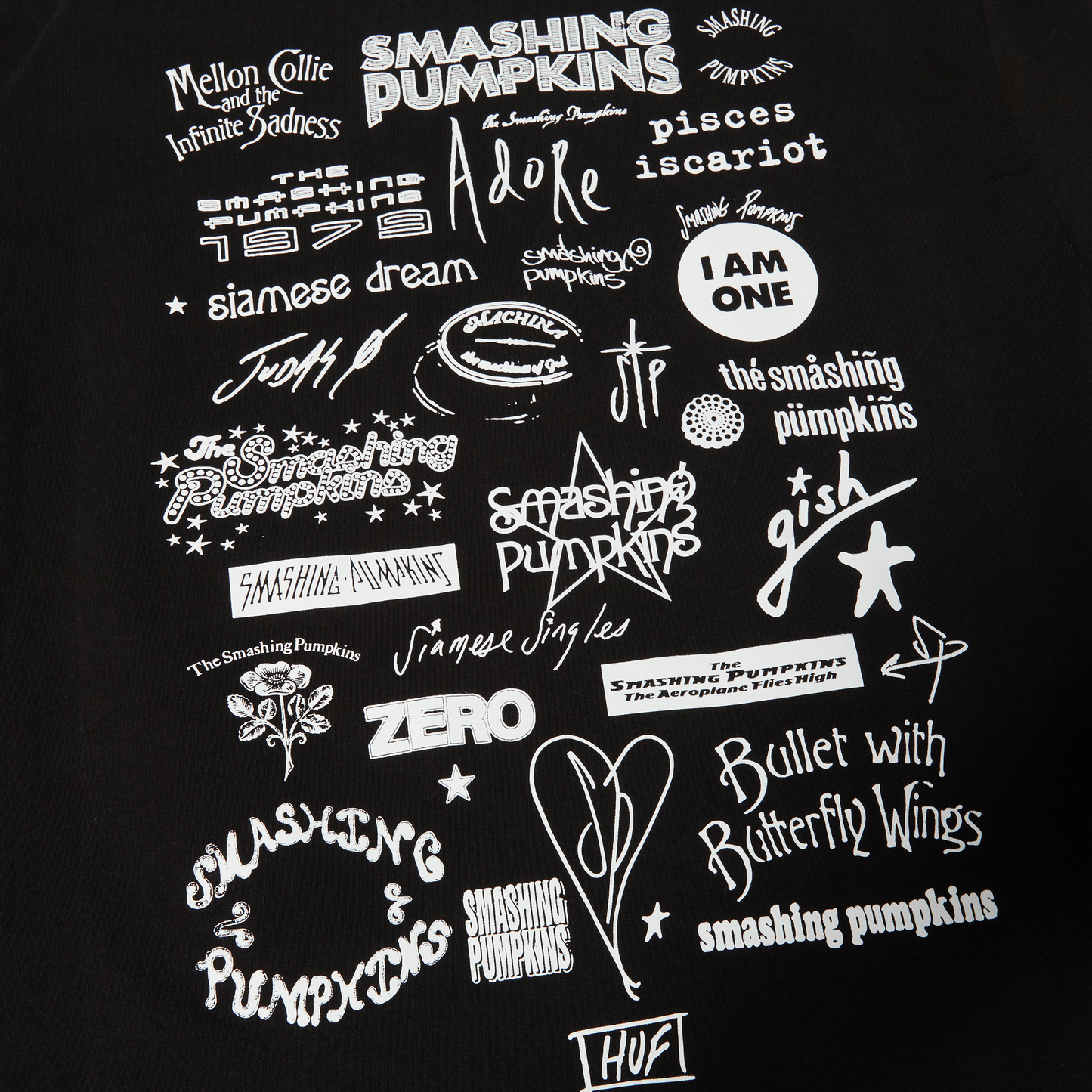 HUF Pastichio Medley Mens Tee - Black