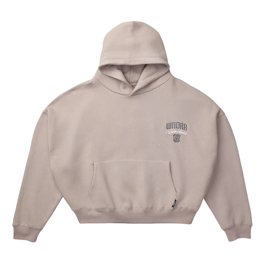 WNDRR Pavilion Mens Cropped Hoodie - Moon Grey