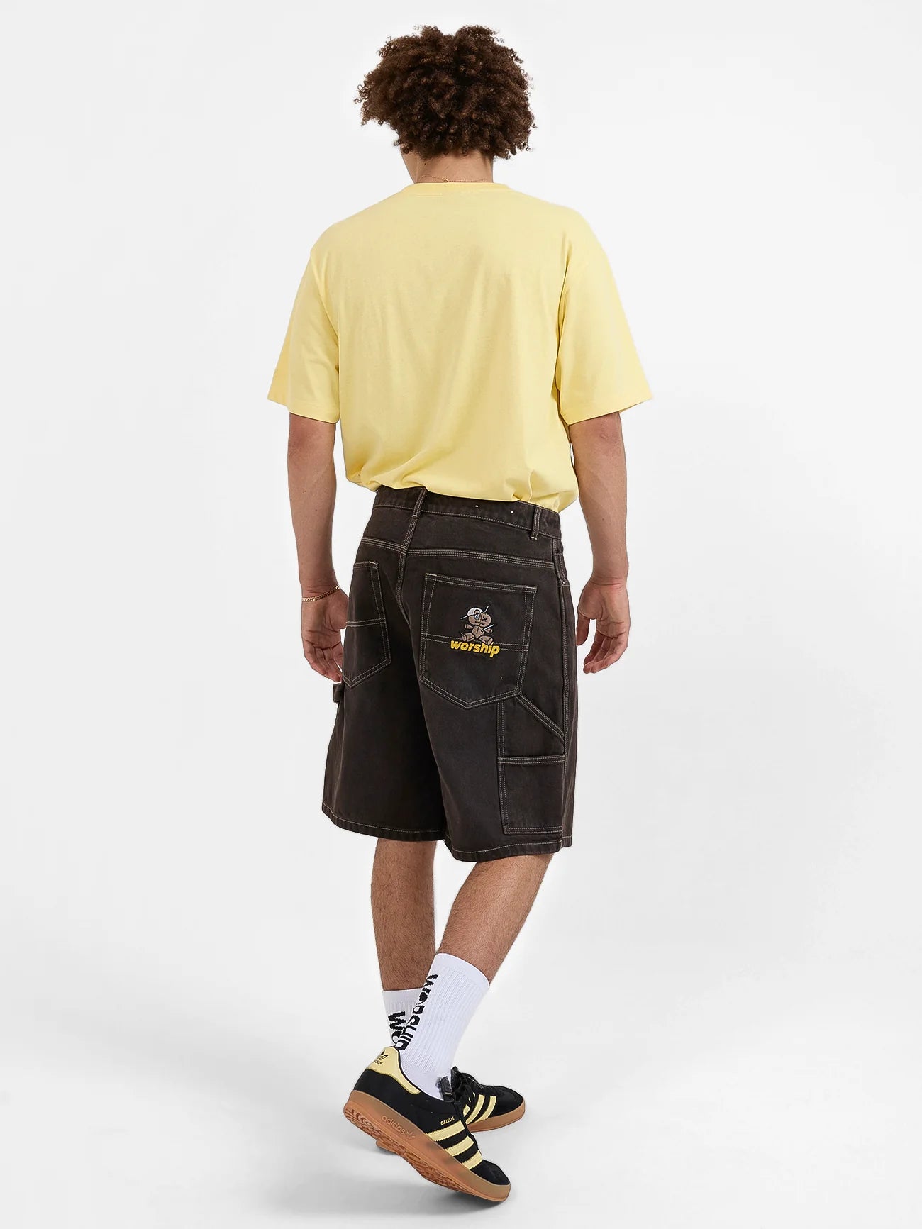 WORSHIP Dejavoodoo Mens Carpenter Short - Broken Mole