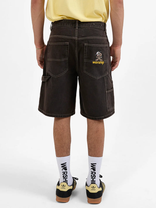 WORSHIP Dejavoodoo Mens Carpenter Short - Broken Mole