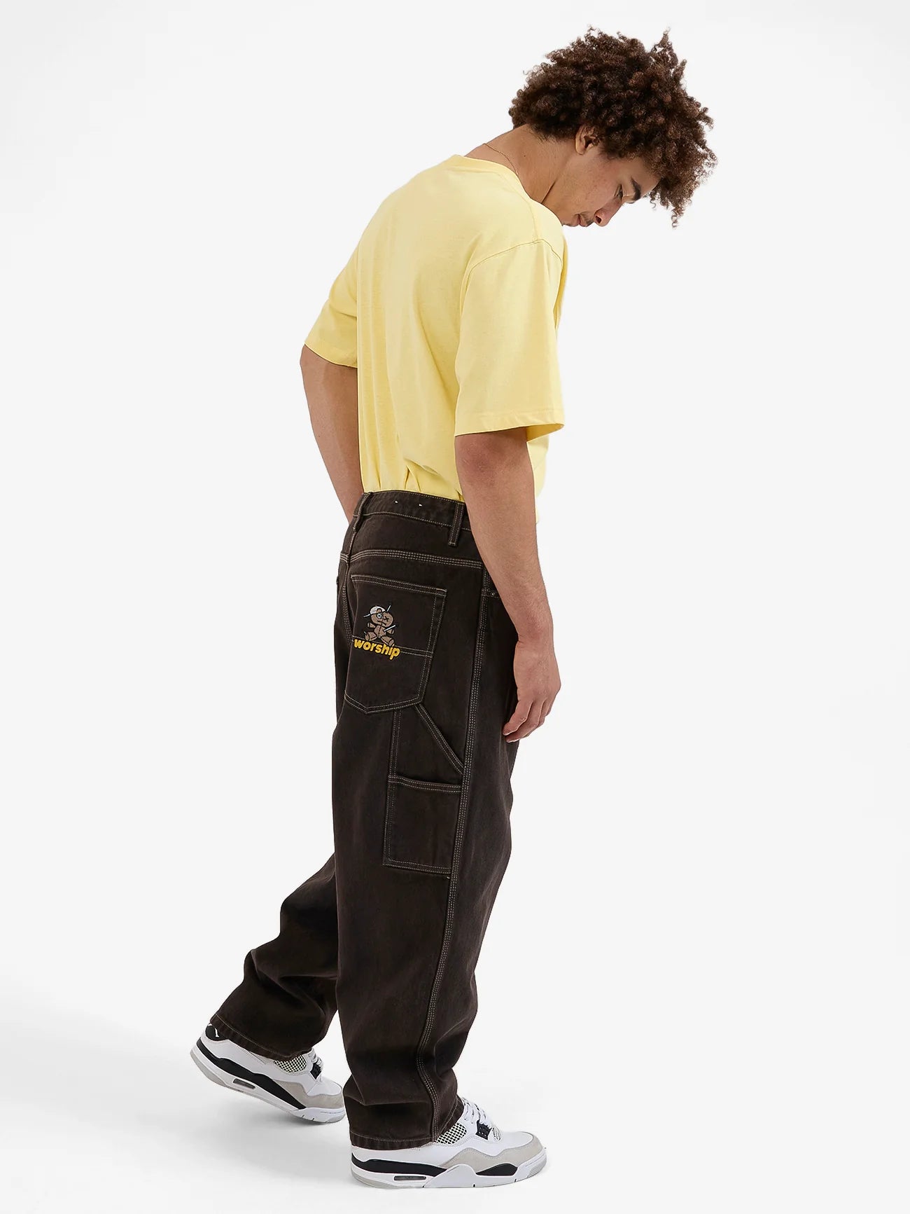 WORSHIP Dejavoodoo Carpenter Mens Jean - Broken Mole