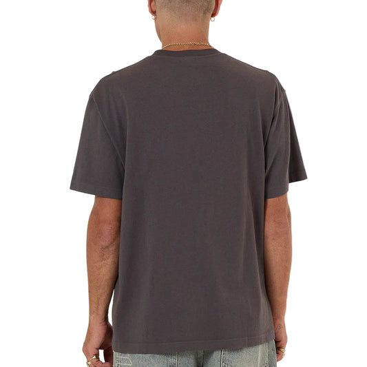 WORSHIP Throws Mens Tee - Worn Black