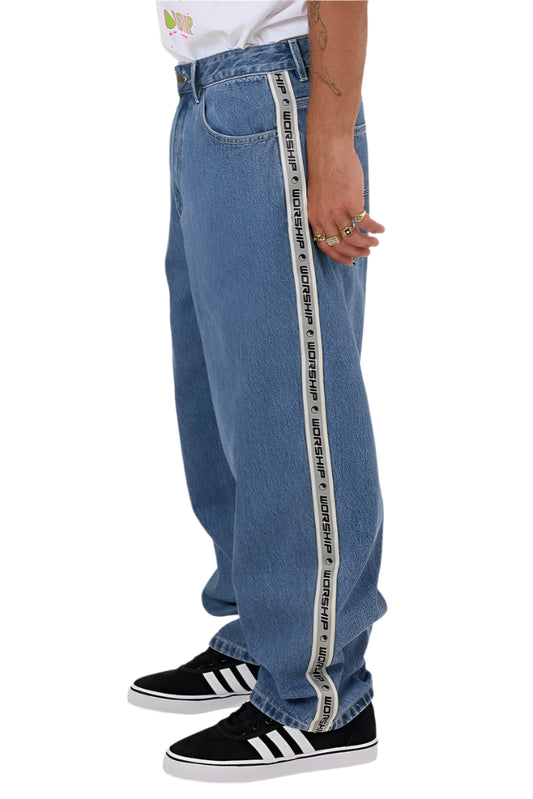 WORSHIP Pacer Big Dawg Mens Jean - Sky High Blue