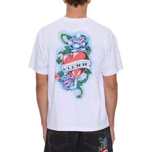 WORSHIP No Ragrets Mens Tee - White