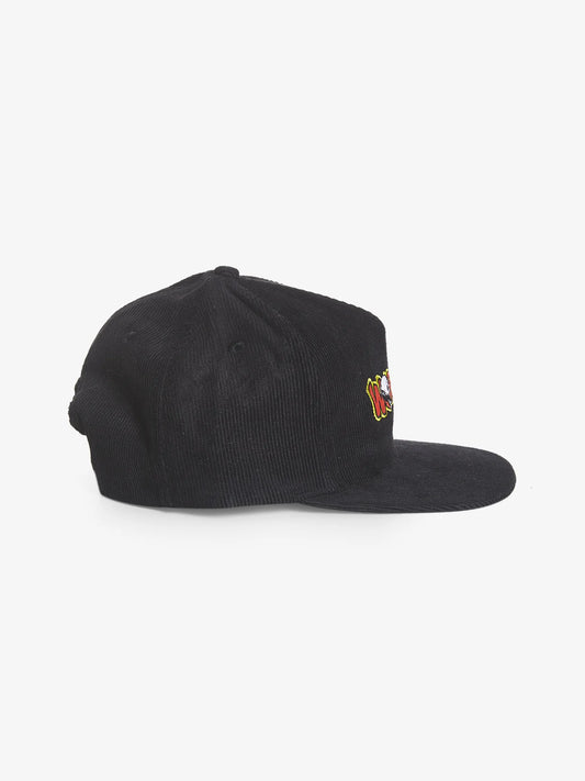 WORSHIP Gobbler 5 Panel Snapback Cap - Worn Black