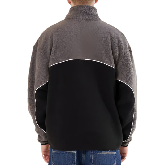 WORSHIP Striker Quarter Zip Mens Crew - Black