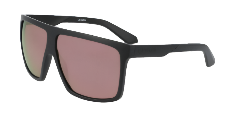 DRAGON Ultra Sunglasses - Matte Black/LL Rose Gold Ion - VENUE.