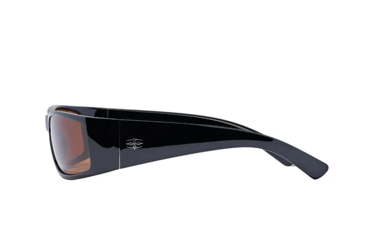 RITUAL VISION Doomsday Machine Polarised Sunglasses - Polished Black/Bronze