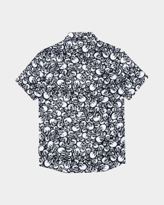 SANTA CRUZ Ossuary All Over Youth S/S Shirt - Black