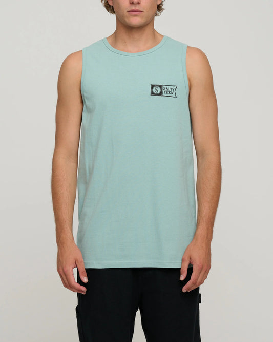 SALTY CREW Sketchy Alpha Mens Tank - Mackeral