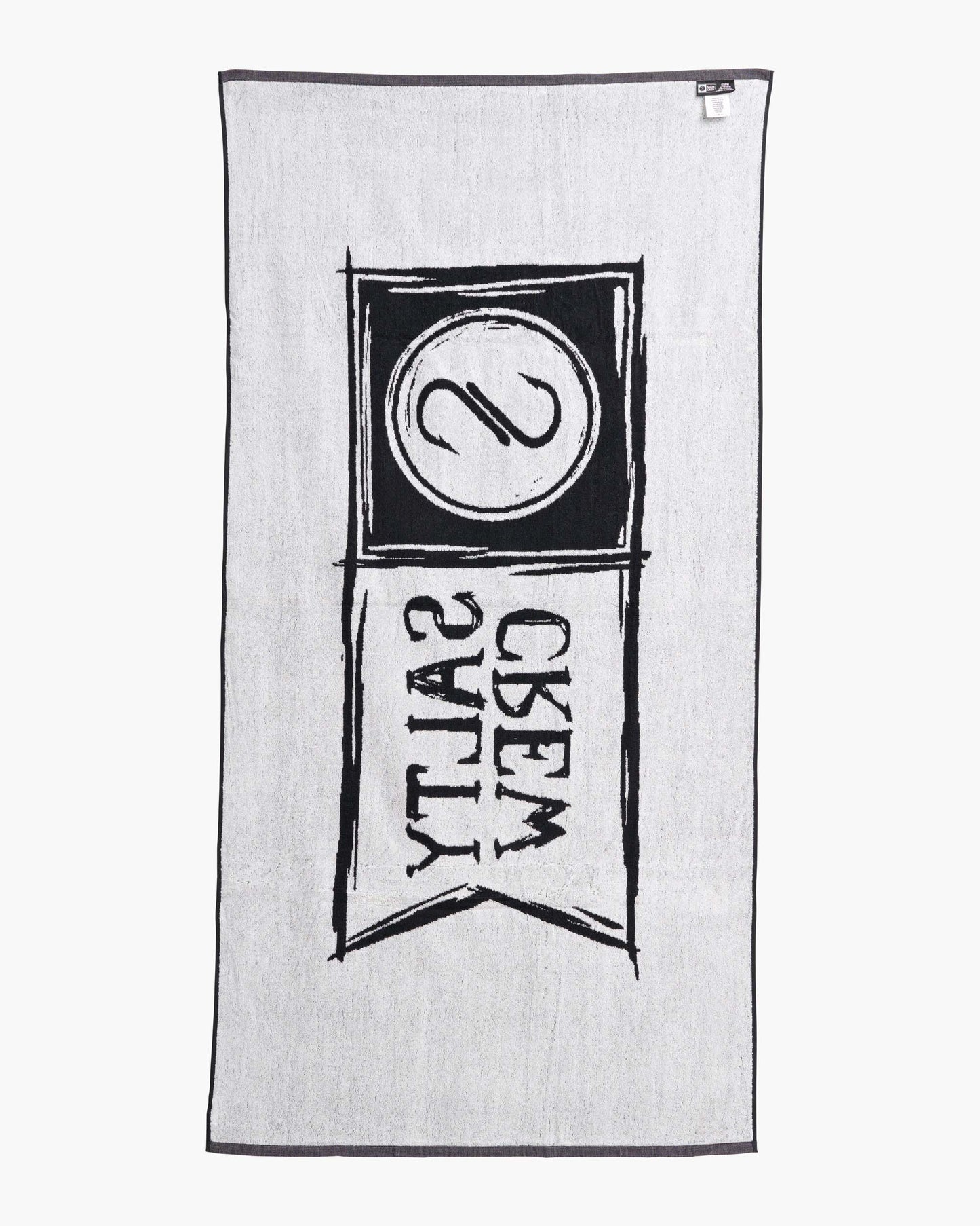 SALTY CREW Sketchy Alpha Flag Towel - Black