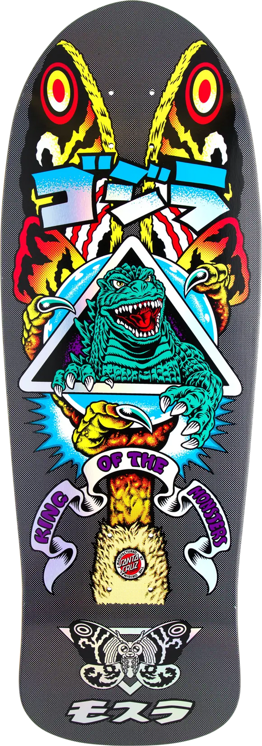 SANTA CRUZ x GODZILLA Mothra Natas 10.538 X 30.14 Cruiser Deck - Black