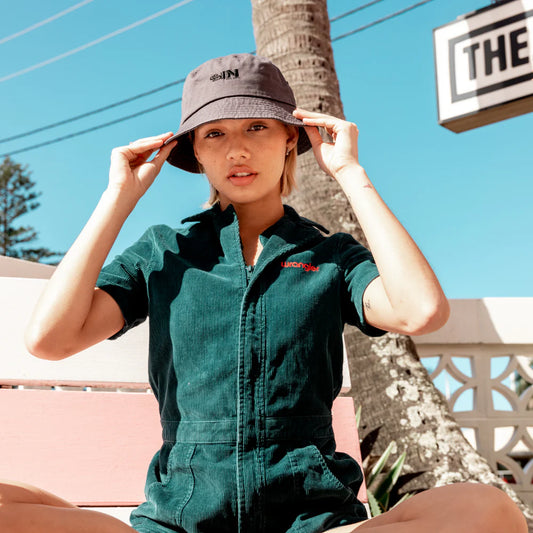 SIN Logo Bucket Hat - Charcoal