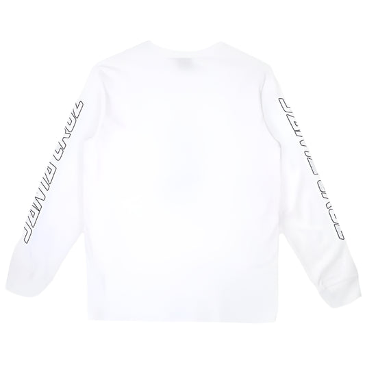SANTA CRUZ Pace Ritual Hand L/S Mens Tee - White